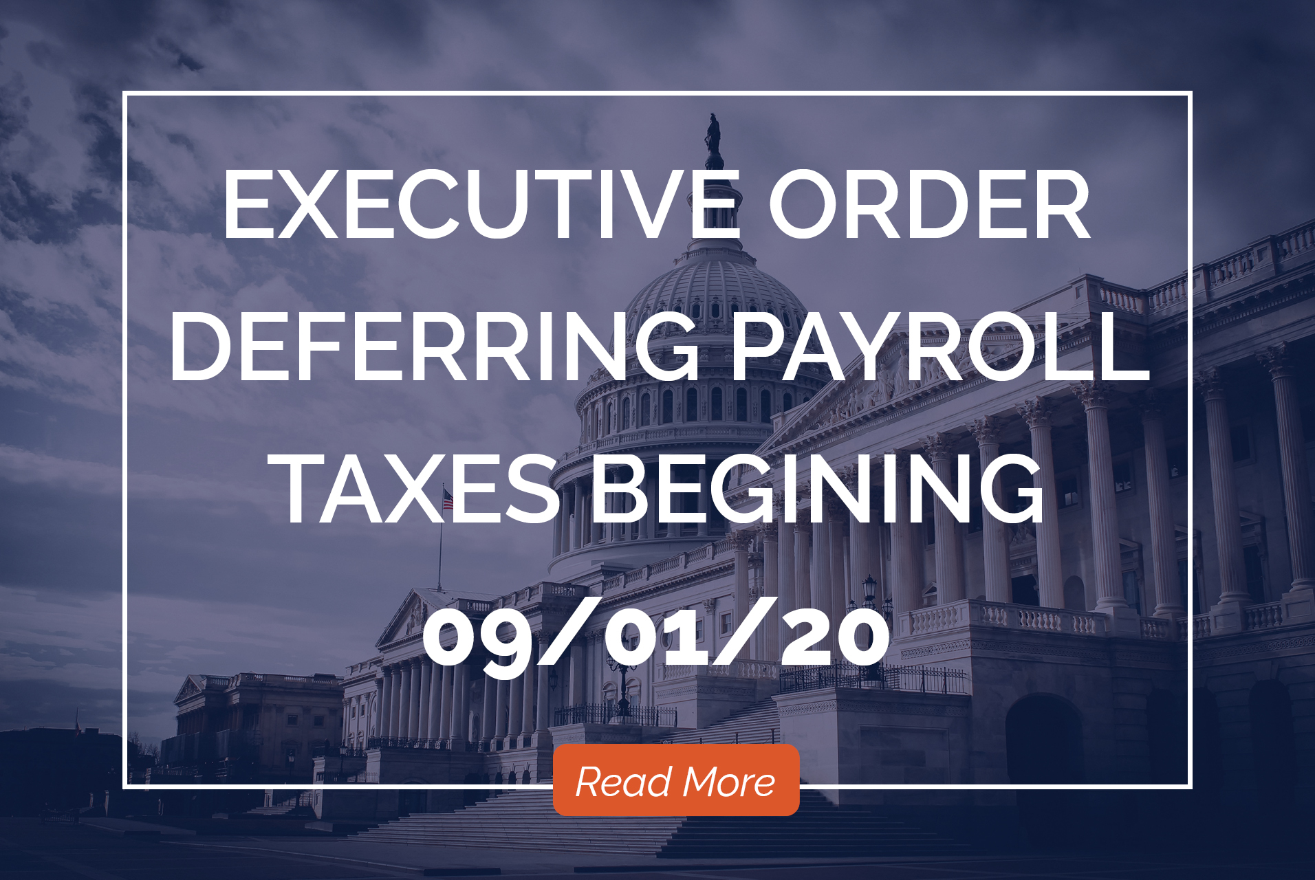 Payroll Tax Deferral Executive Order